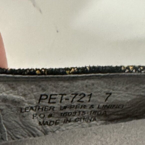 Alegria By PG Lite Womens Floral Slip-Resistant Leather Flats Size 7 - Picture 3 of 8